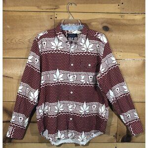 MNWKA Mishka NYC Cyclops Button Up Shirt Mens Size Medium Long Sleeve Casual